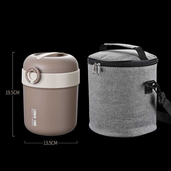 Large capacity insulated lifting pot, stainless steel portable carrying rice bucket - Image 8