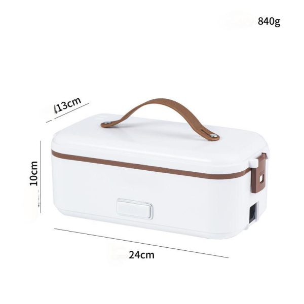 Electric lunch box stainless steel liner portable plug-in small insulation lunch box home heating lunch box steaming rice artifa - Image 3