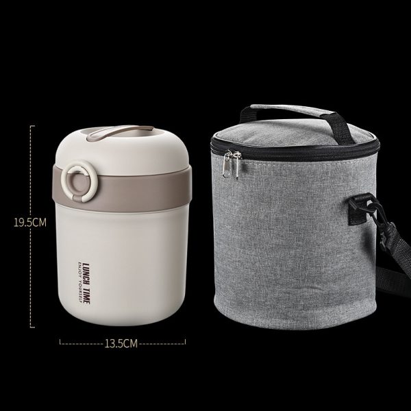 Large capacity insulated lifting pot, stainless steel portable carrying rice bucket - Image 3